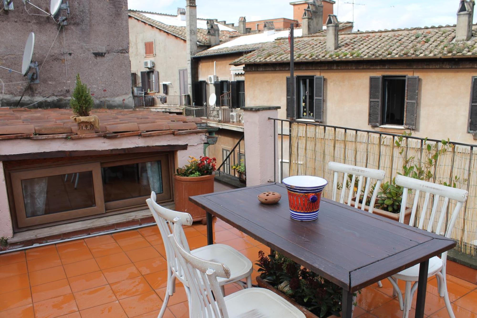 Casa Greco - Attico Con Terrazza, Trastevere, Rome